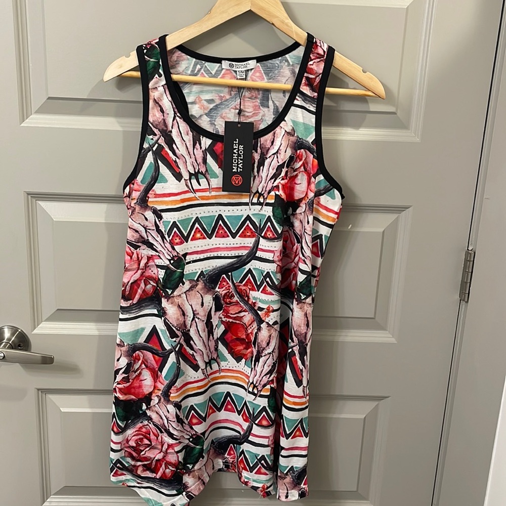Michael Taylor sleeveless Tank Sundress New with tags Size S/M